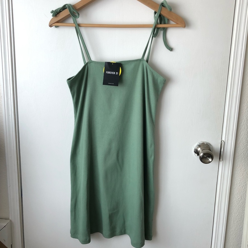 💗Free Gift W/Purchase💗 🍃Teal Green Mini Sun Dress 🍃~ Medium~